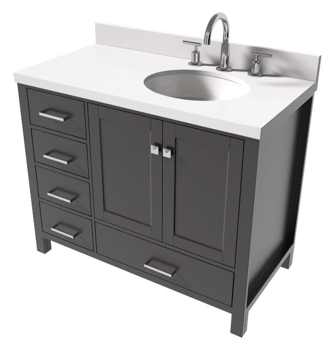 oval undermount sink vanity