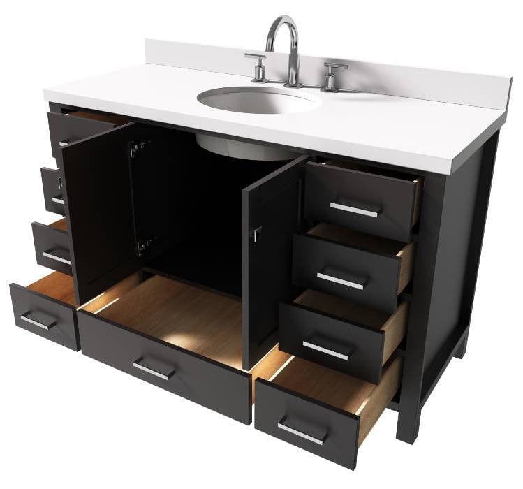 single sink bathroom vanity