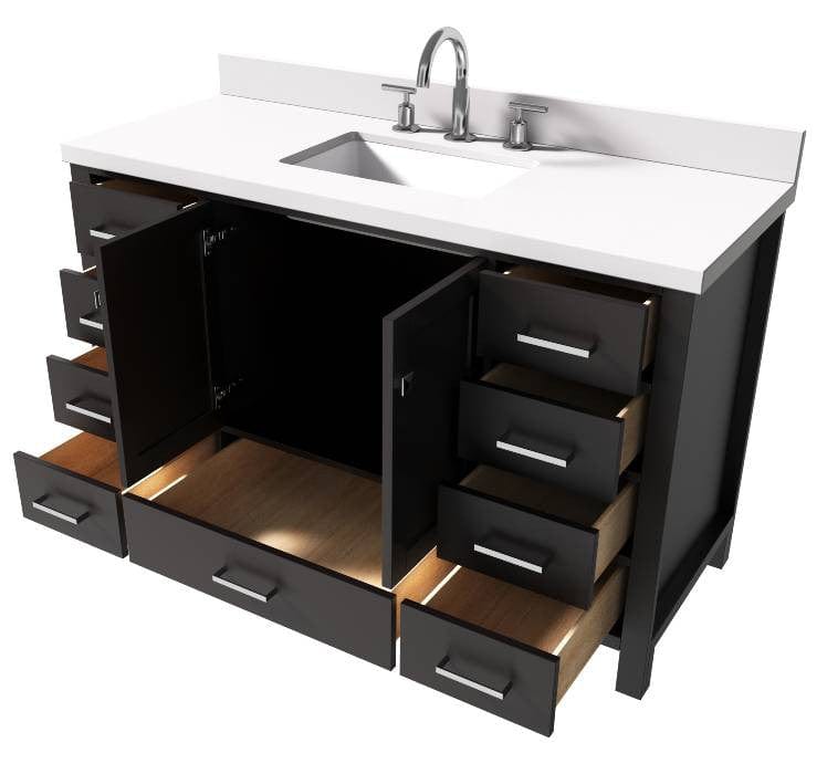 single sink bathroom vanity