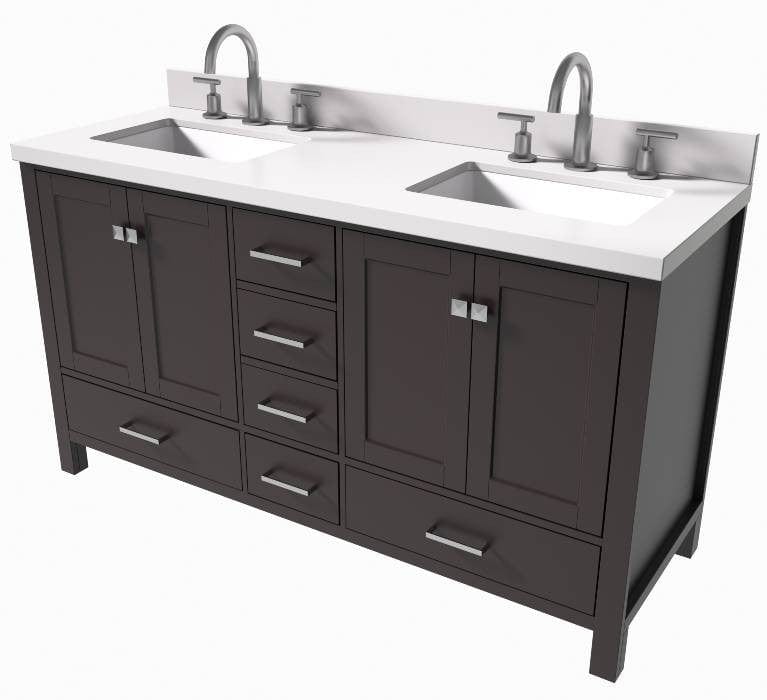 rectangle undermount sink bathroom vanity