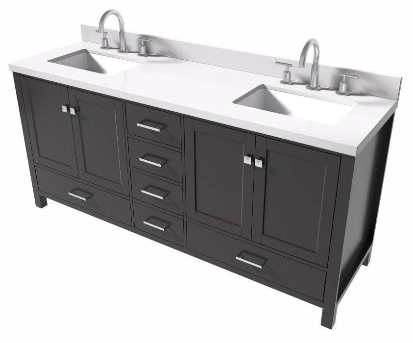 rectangle sink bathroom vanity