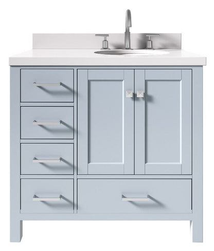 grey bathroom vanity