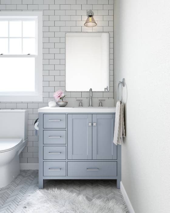 freestanding bathroom vanity