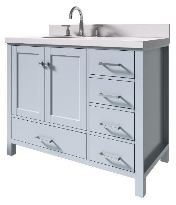 single sink bathroom vanity