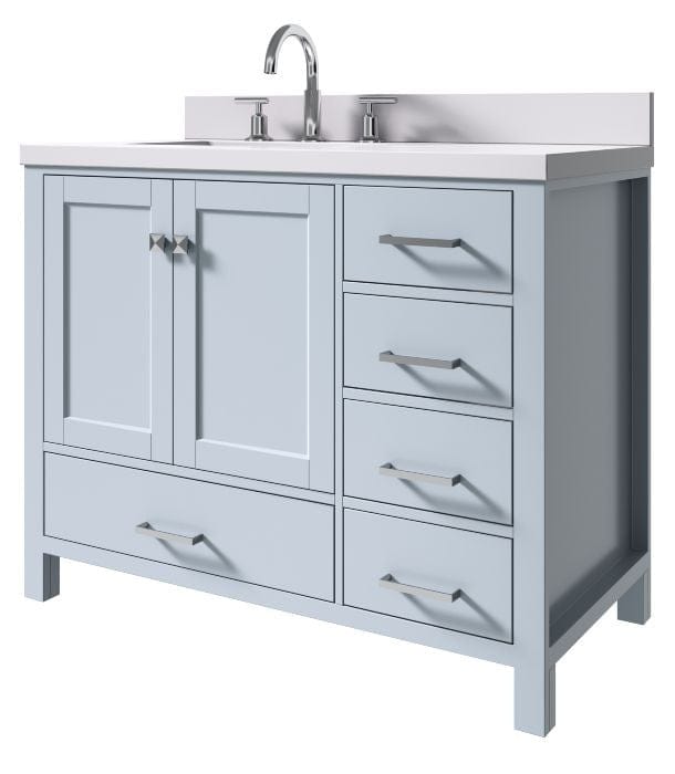 grey bathroom vanity