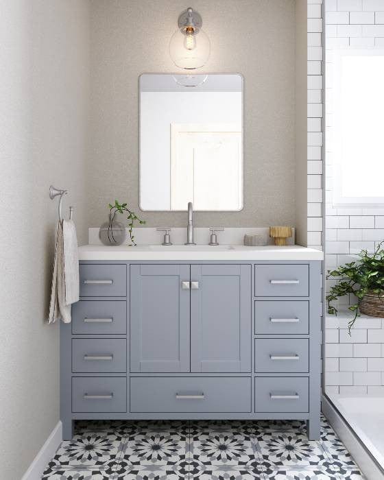 freestanding bathroom vanity