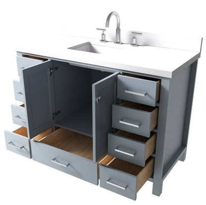 undermount sink bathroom vanity