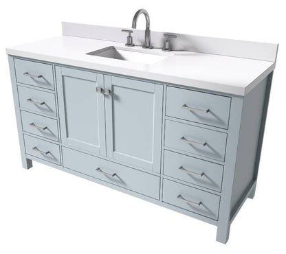 rectangle sink bathroom vanity