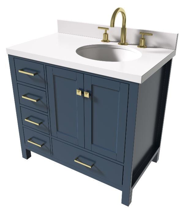 37 inch oval sink bathroom vanity