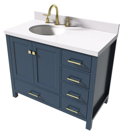 quartz countertop bathroom vanity