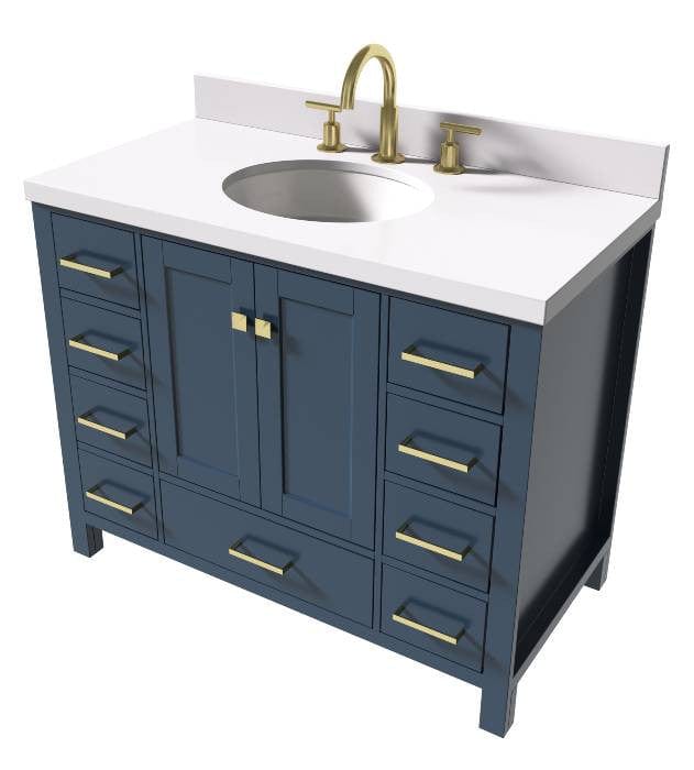 oval undermount sink vanity 