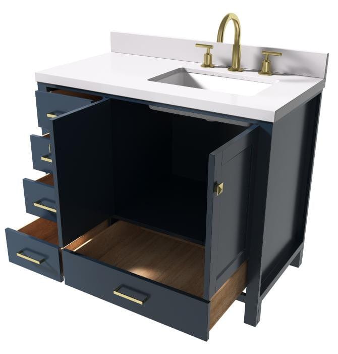modern undermount sink vanity