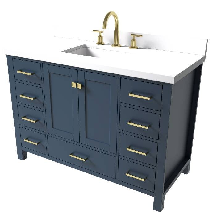 rectangle sink bathroom vanity