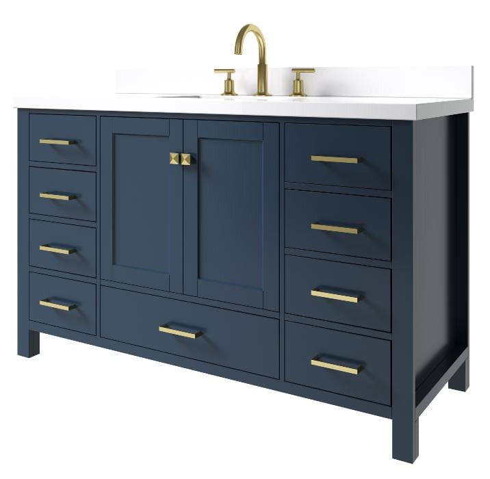 55 inch bathroom vanity