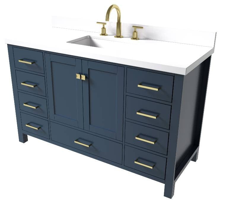 rectangle sink bathroom vanity