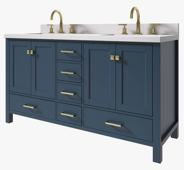 61 inch bathroom vanity