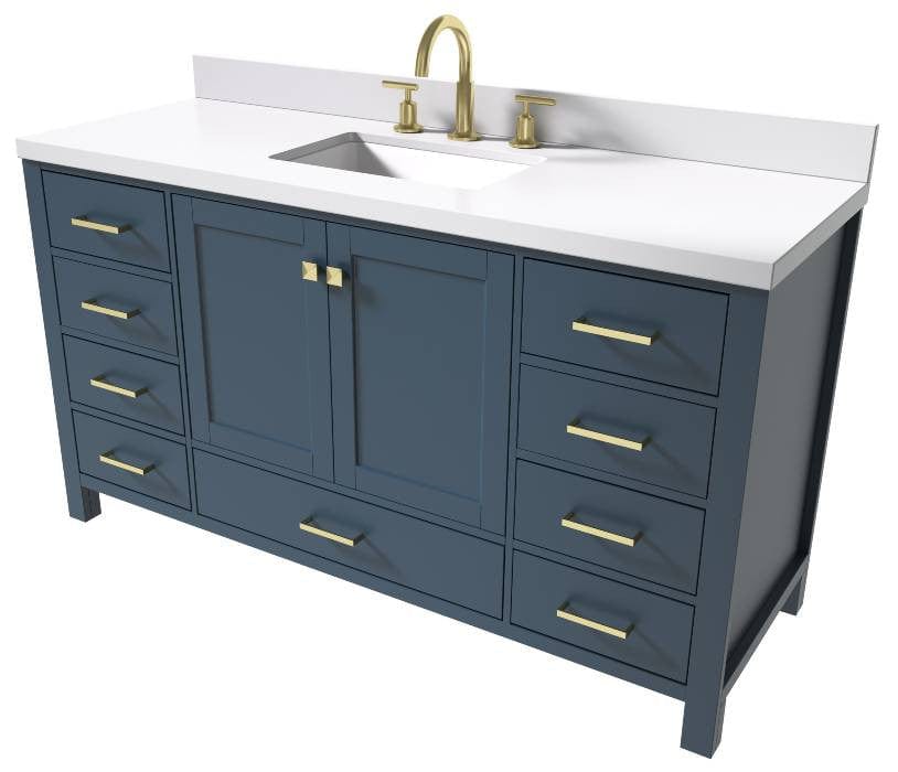 rectangle sink bathroom vanity