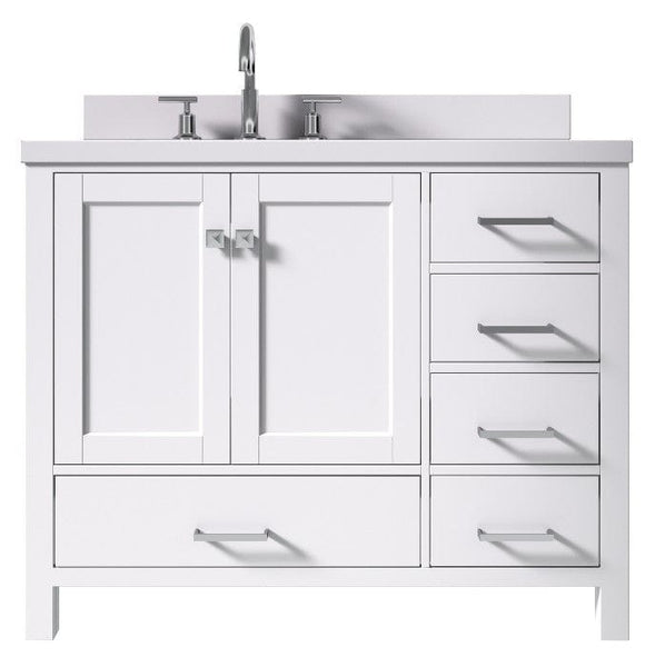 undermount rectangle sink vanity