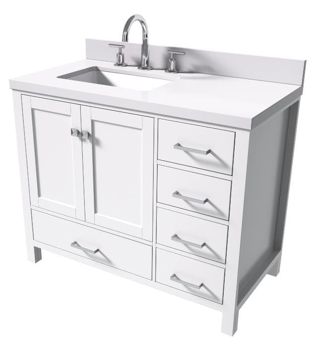 43 inch bathroom vanity