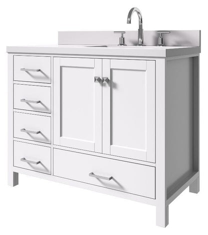 43 inch bathroom vanity