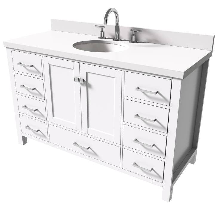 single sink bathroom vanity