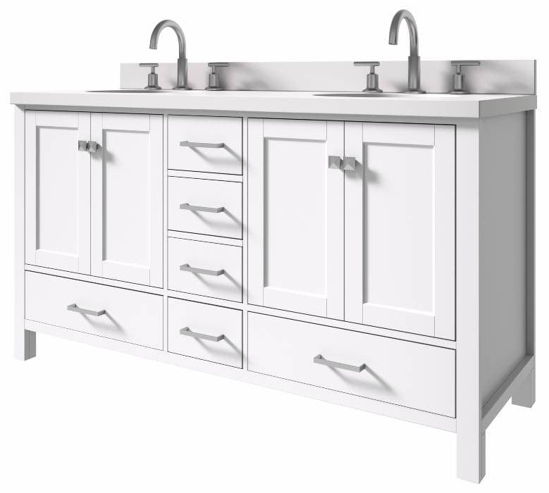 61 inch bathroom vanity