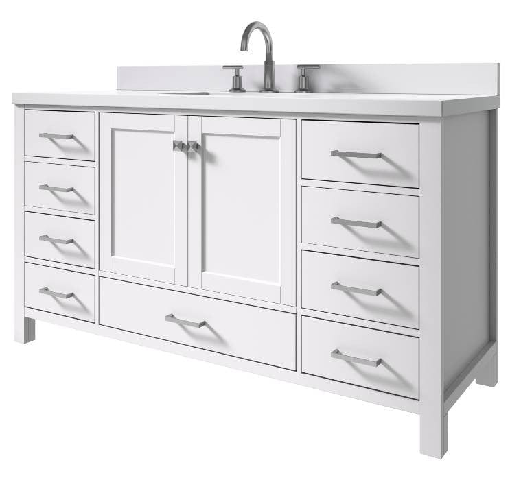 61 inch bathroom vanity