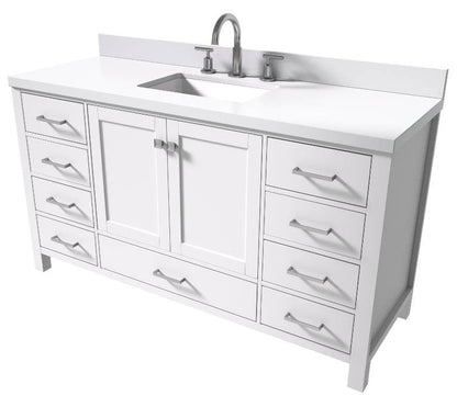 rectangle sink bathroom vanity