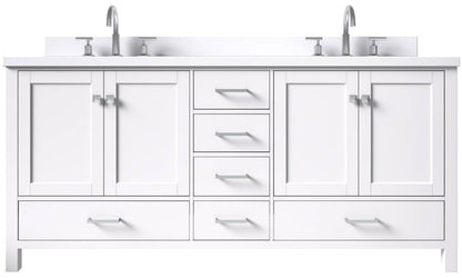 double sink bathroom vanity in white