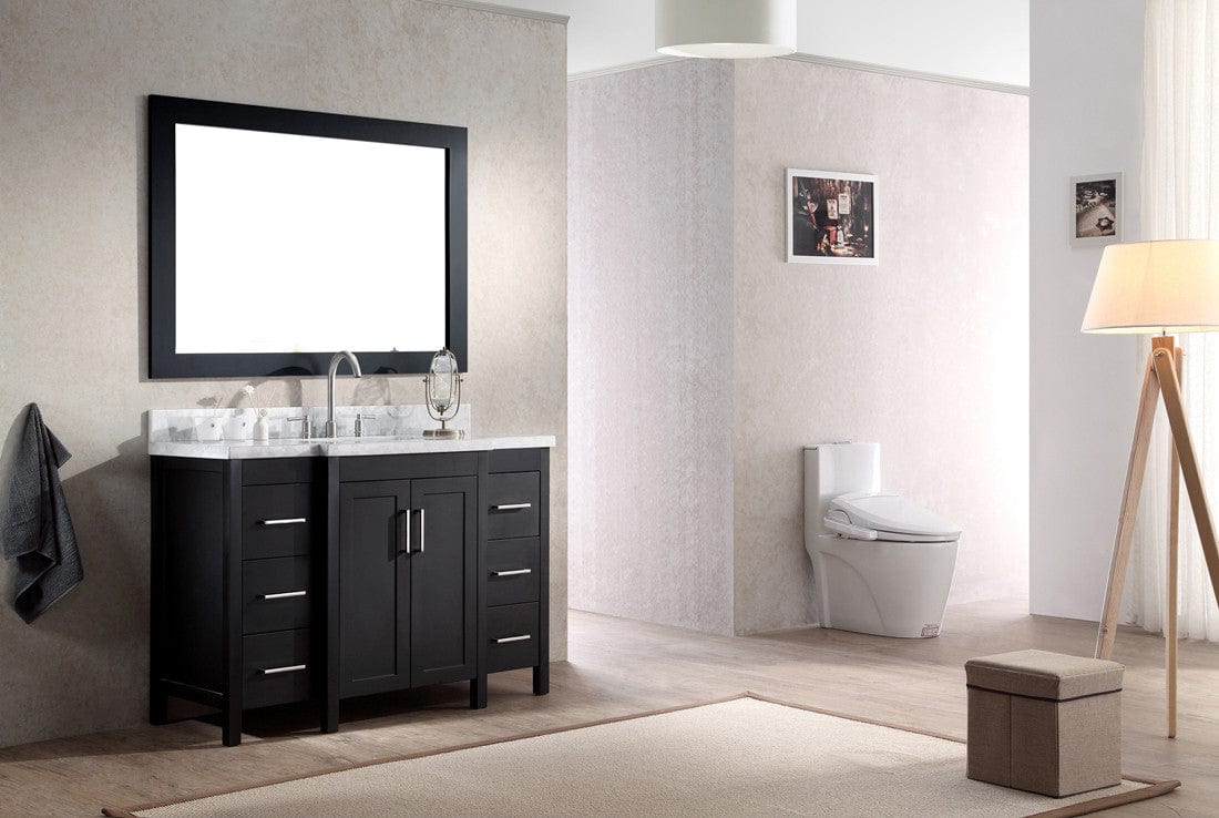 Ariel Hollandale 49 Single Sink Vanity Set in Black