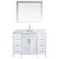 Ariel Hollandale 49" Single Sink Vanity Set in White 