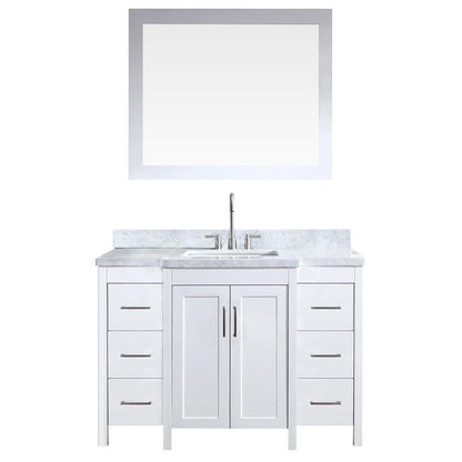 Ariel Hollandale 49" Single Sink Vanity Set in White 