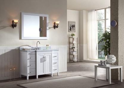 Ariel Hollandale 49 Single Sink Vanity Set in White