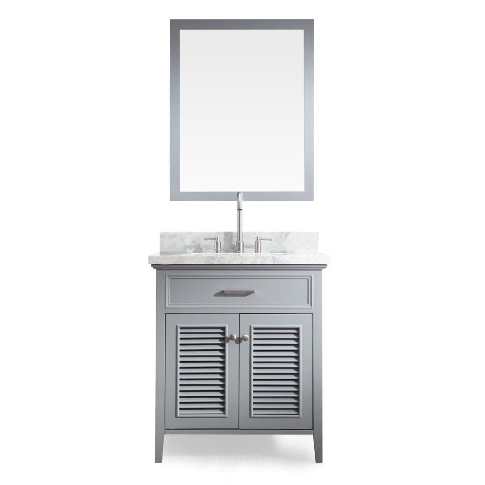 Ariel Kensington 31" Single Sink Vanity Set in Grey