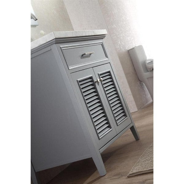 Ariel Kensington 31" Traditional Grey Single Sink Vanity