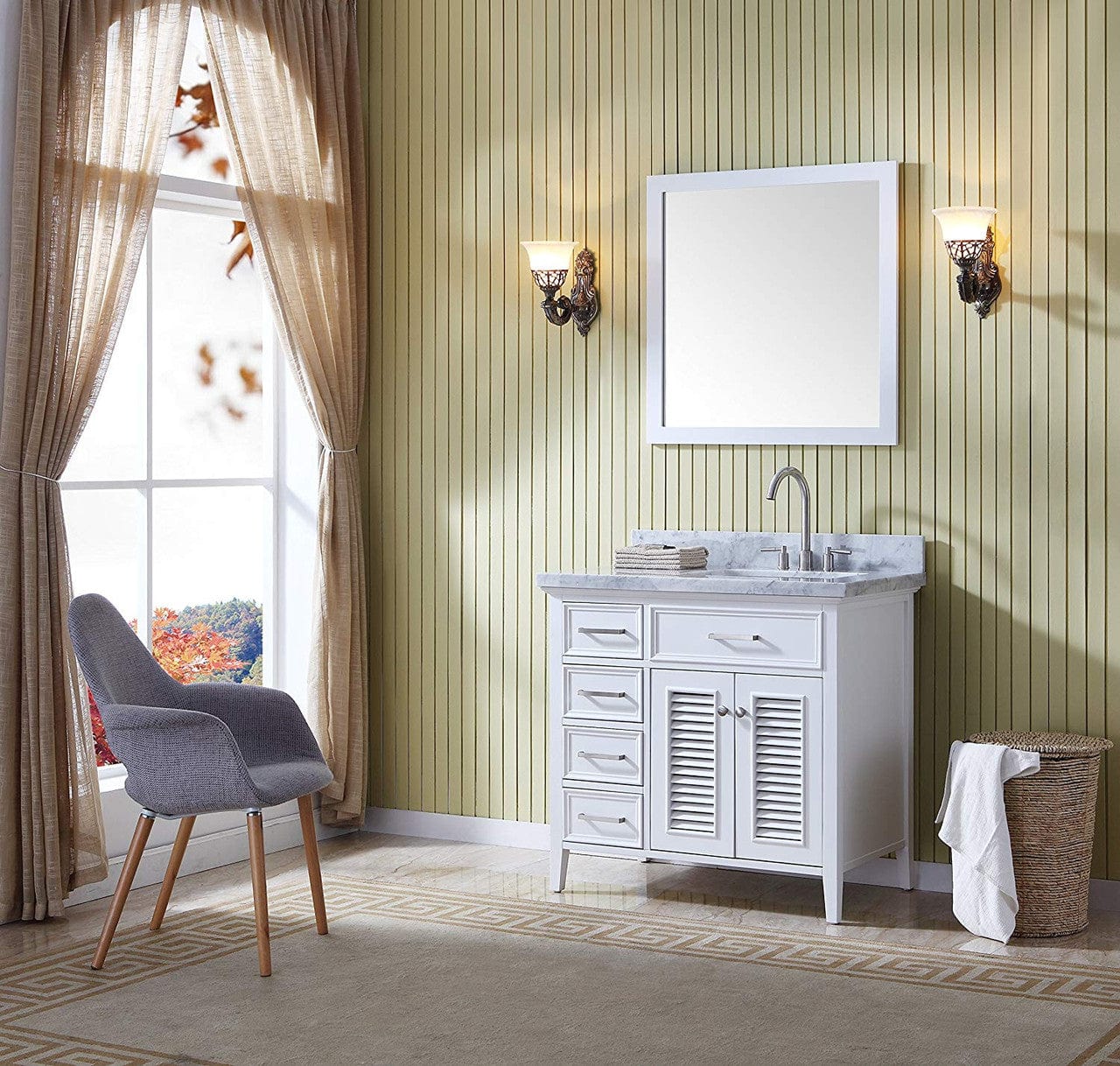 Single Mirror Vanity