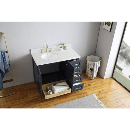 Oval Sink Vanity