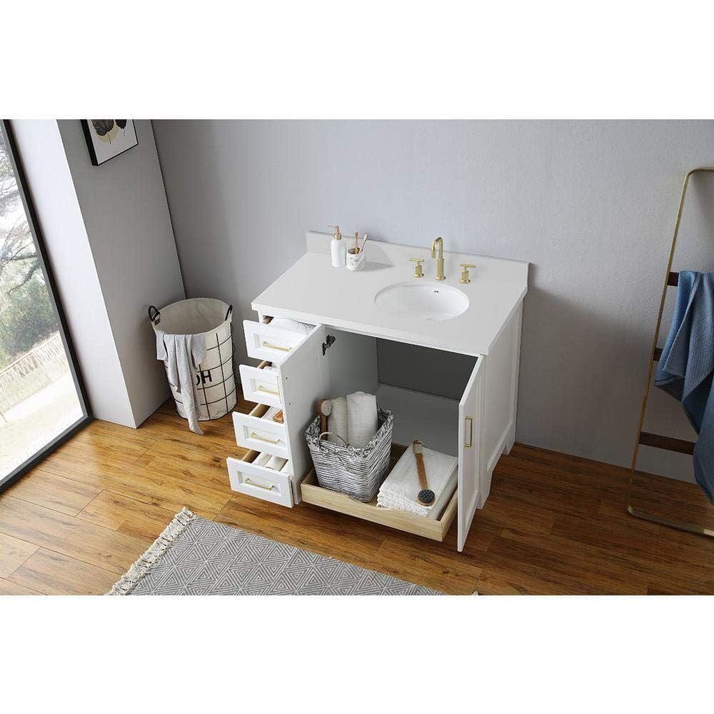 Assembled White Vanity