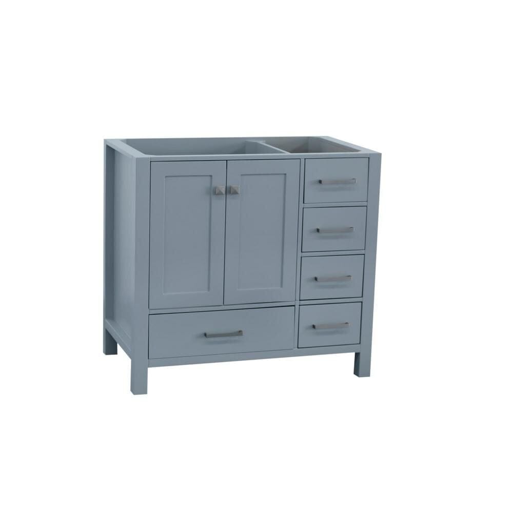 Grey Bathroom Vanity Base Cabinet