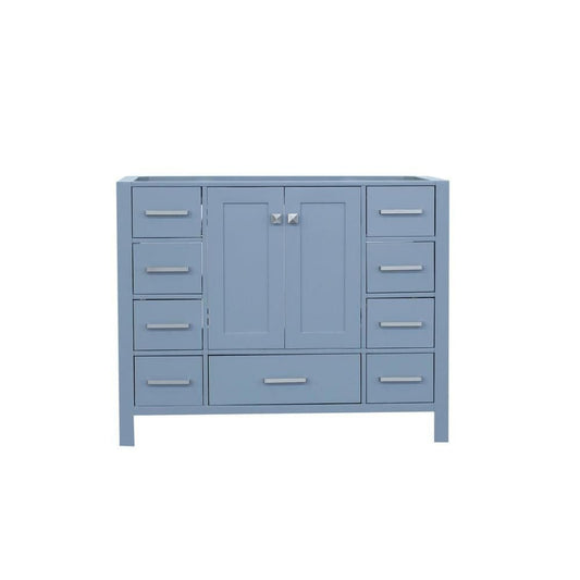 Single Sink Base Cabinet In Grey