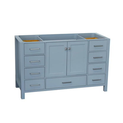 54" Single Sink Base Cabinet In Grey