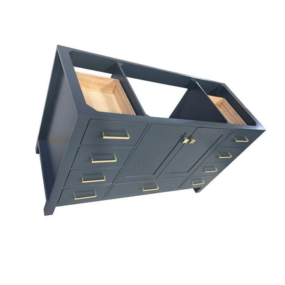 Ariel Cambridge 54 Single Sink Base Cabinet In Midnight Blue