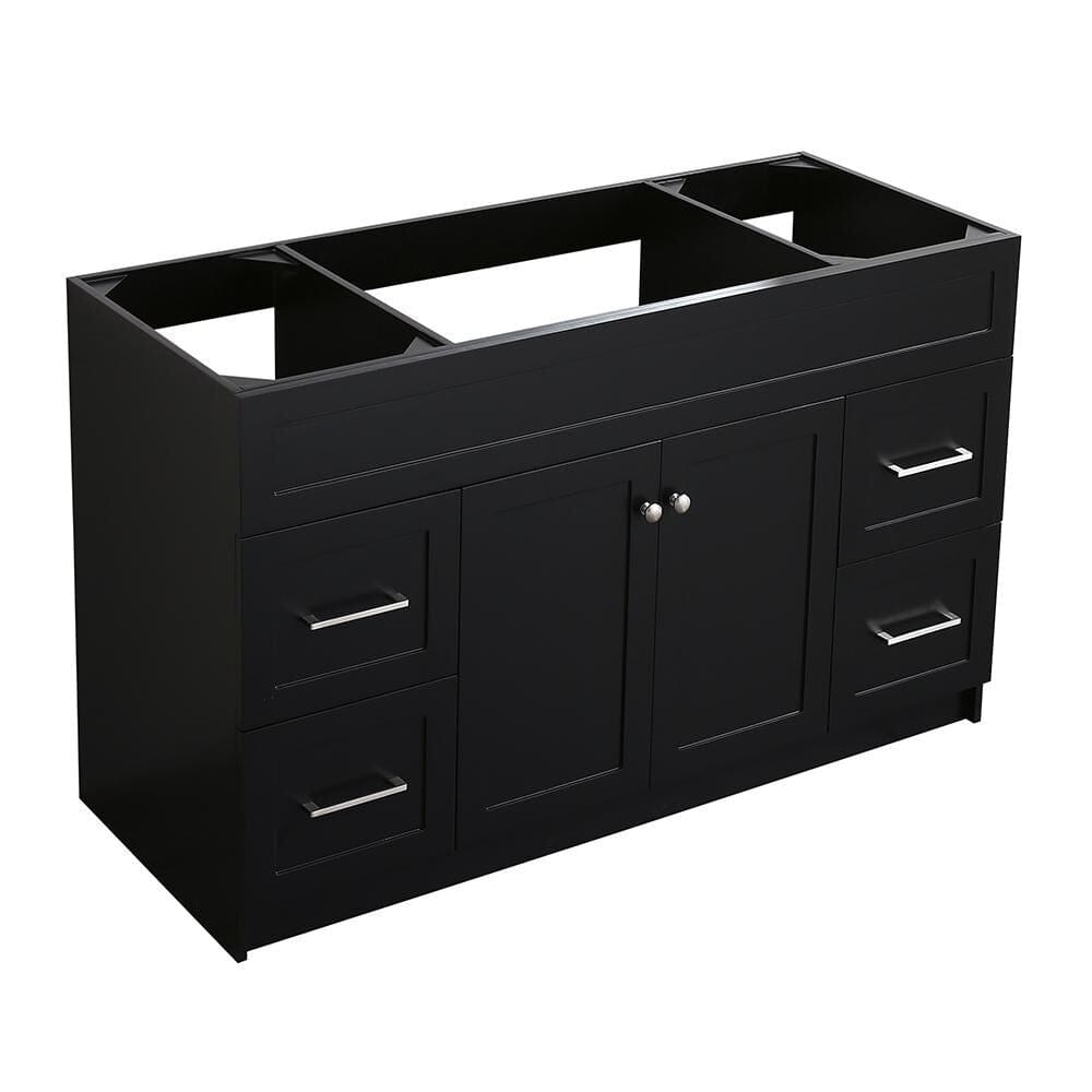 Ariel Hamlet 54 Single Sink Base Cabinet In Black