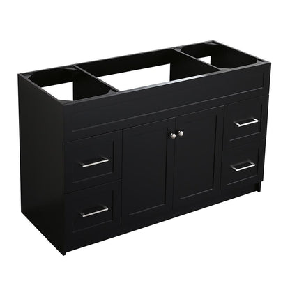 Ariel Hamlet 54 Single Sink Base Cabinet In Black