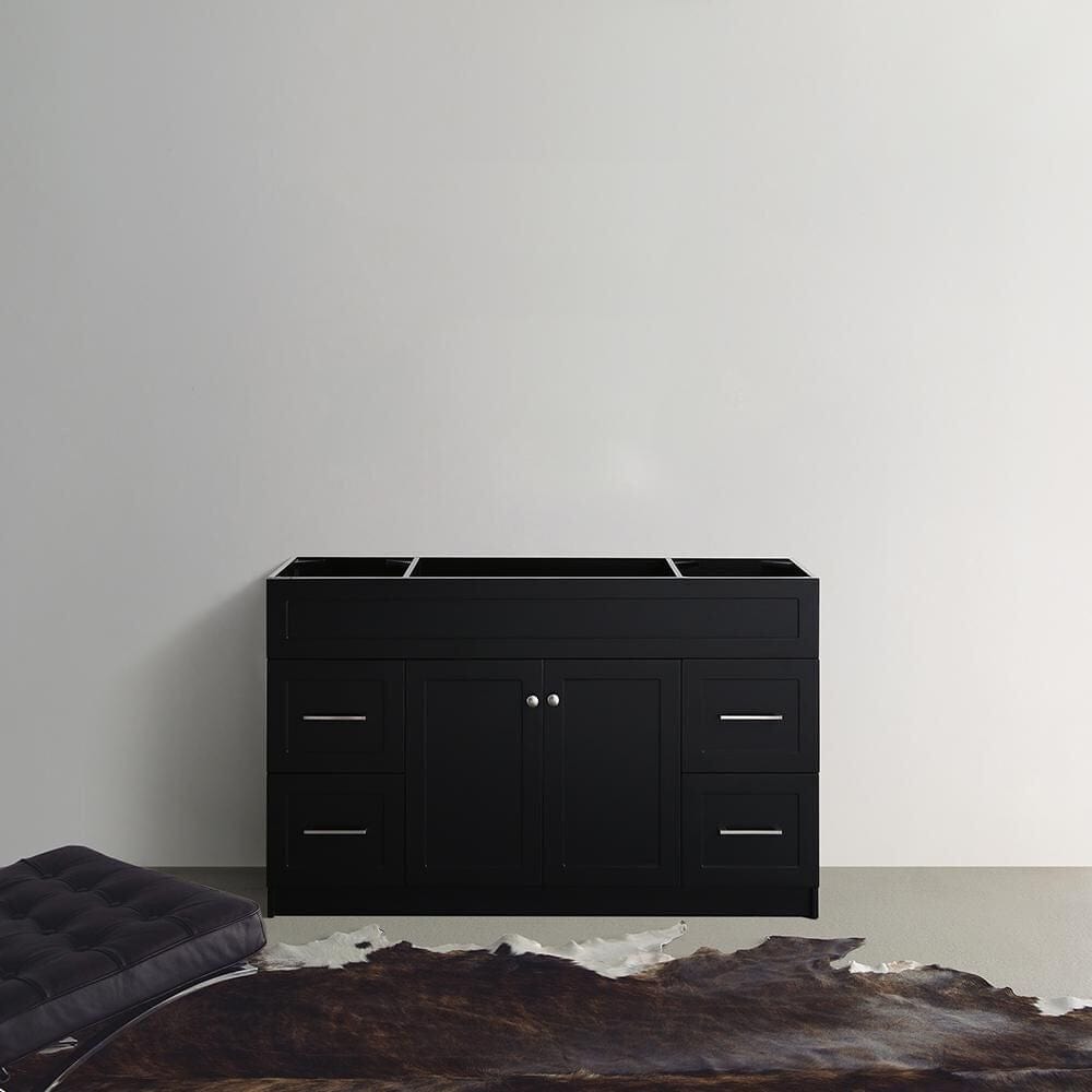 Ariel Hamlet 54 Single Sink Base Cabinet In Black