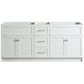72" Double Sink Base Cabinet In White