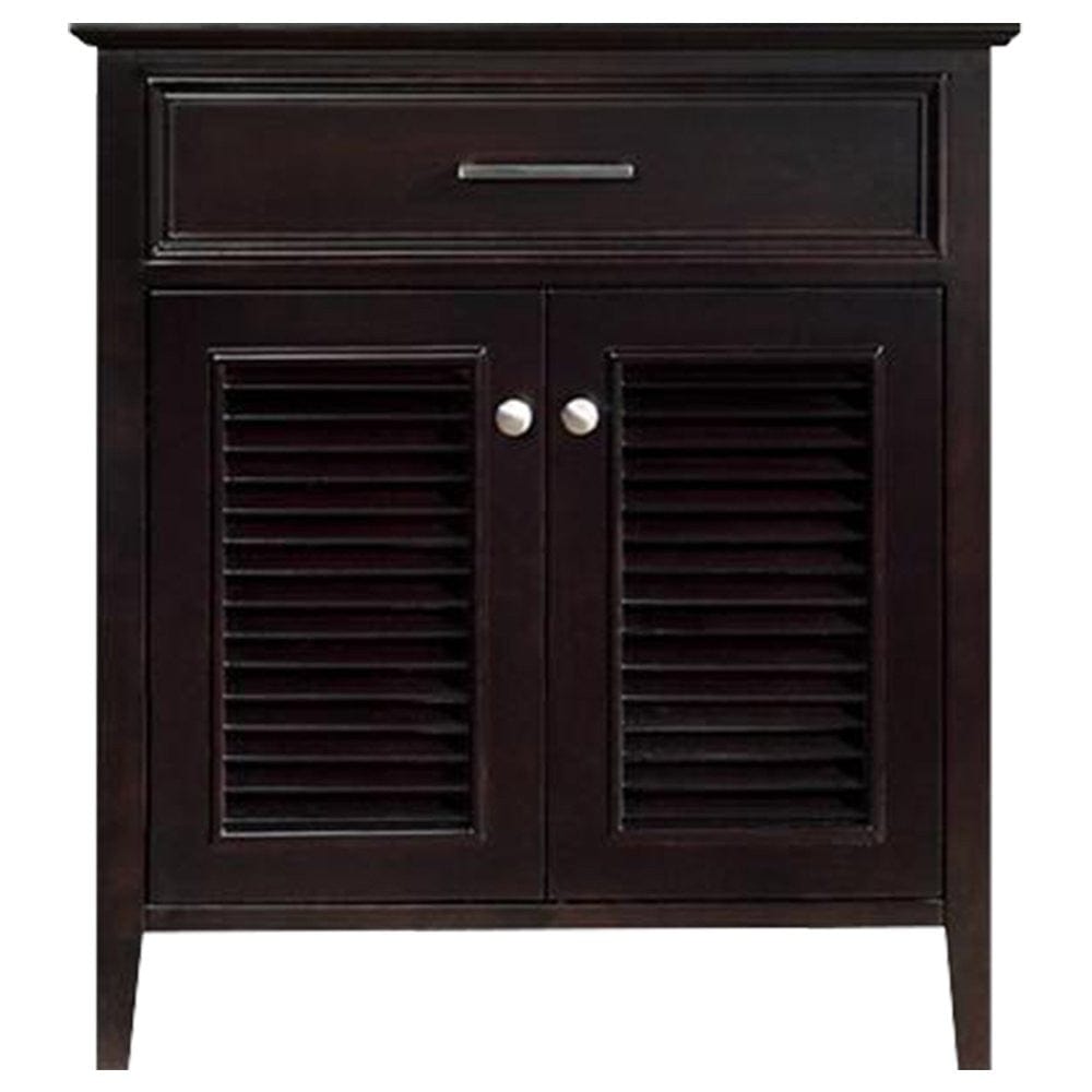 30" Single Sink Base Cabinet In Espresso