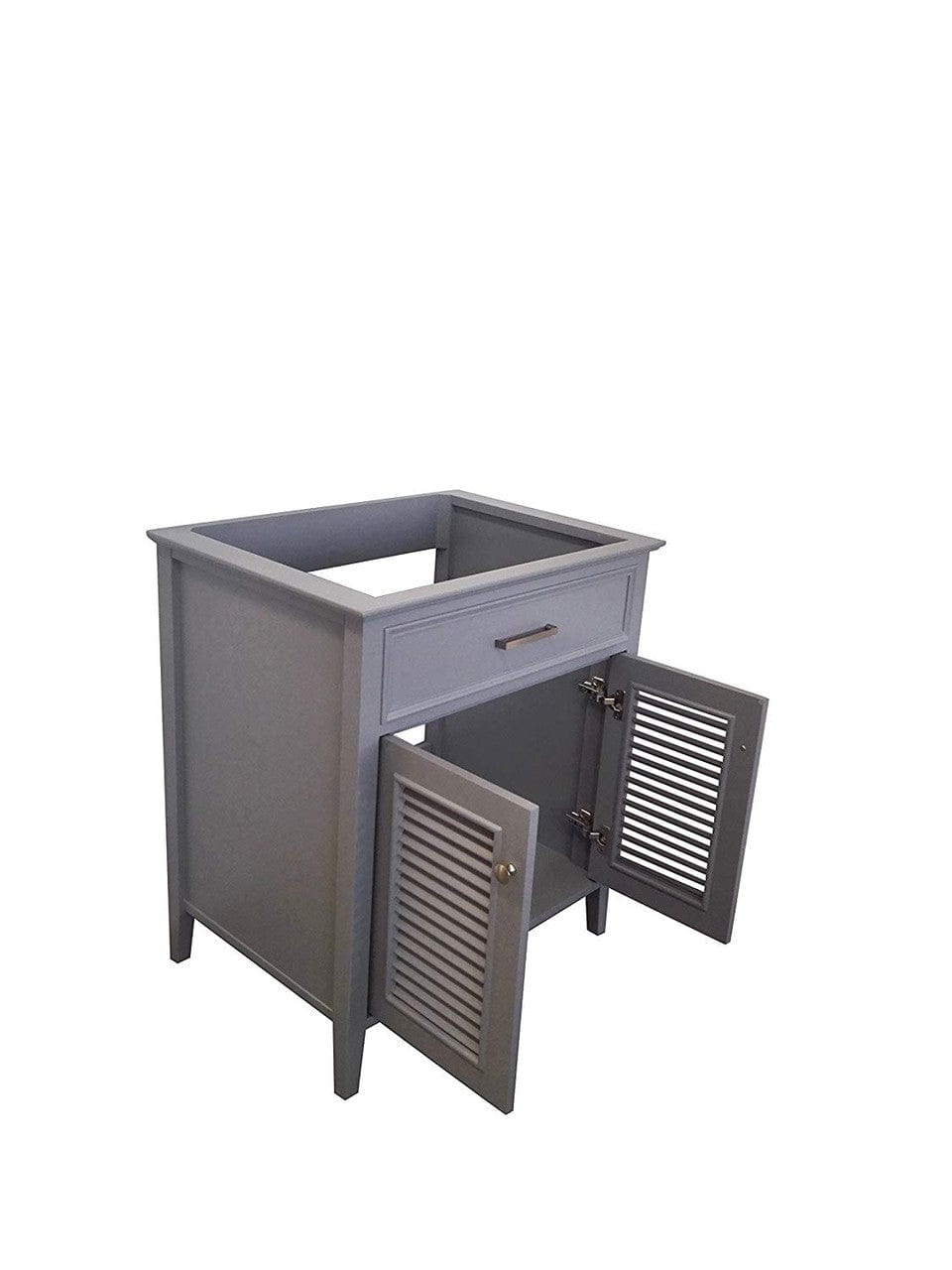 Ariel Kensington 30 Single Sink Base Cabinet In Grey