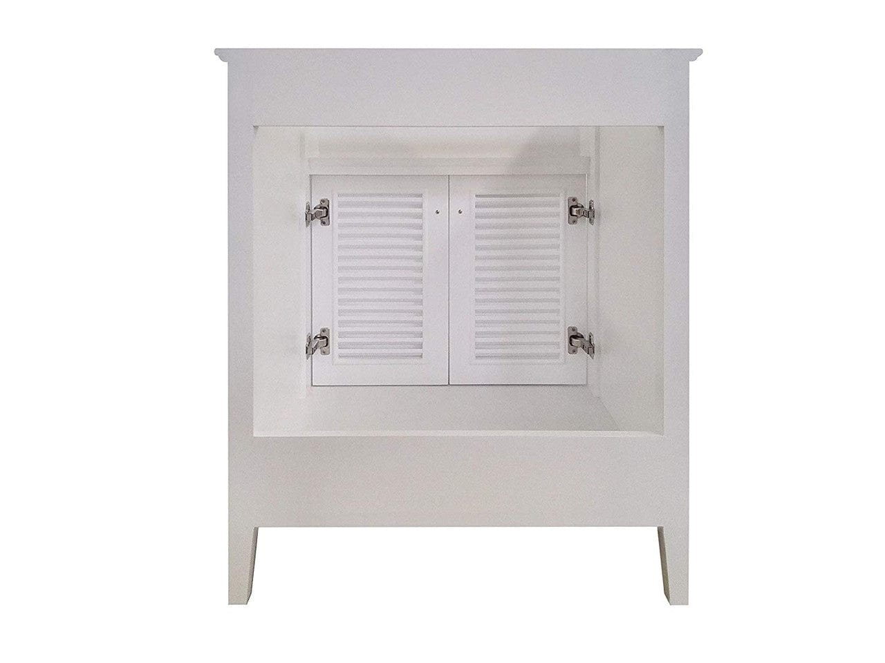 Ariel Kensington 30 Single Sink Base Cabinet In White