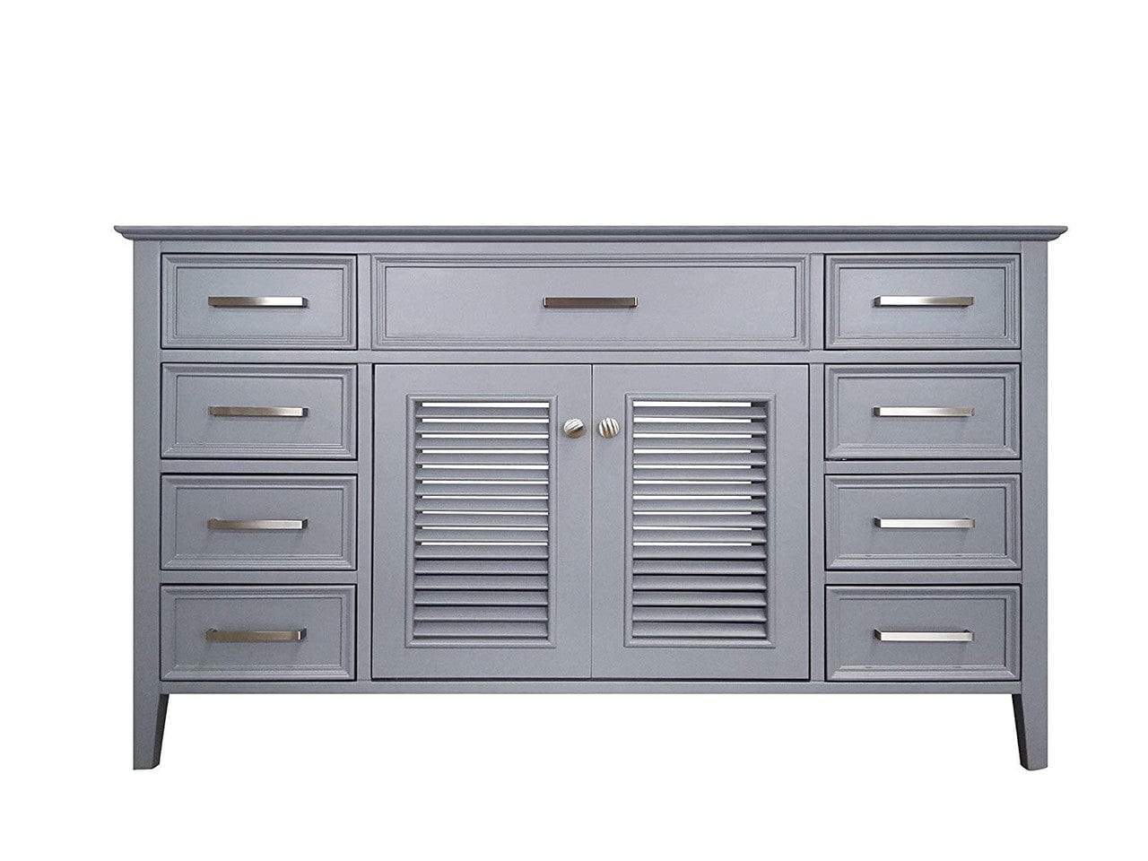 54" Single Sink Base Cabinet In Grey